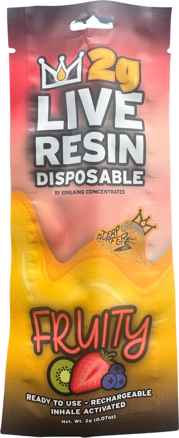 ErrlKing 2g Live Resin Disposable, Fruity